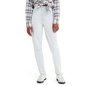 Levis Silver Tab Mom Jean Light Wash High Rise Sz 32